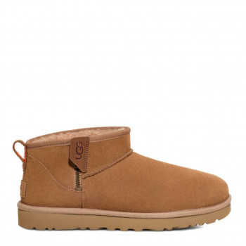 UGG Men Classic Ultra Mini ZIP Chestnut
