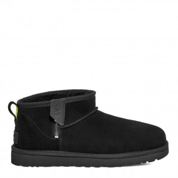 UGG Men Classic Ultra Mini ZIP Black